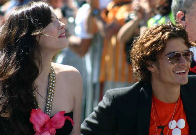 with Orlando Bloom - at The Return Of The King Premiere, Wellington, December 1st 2003