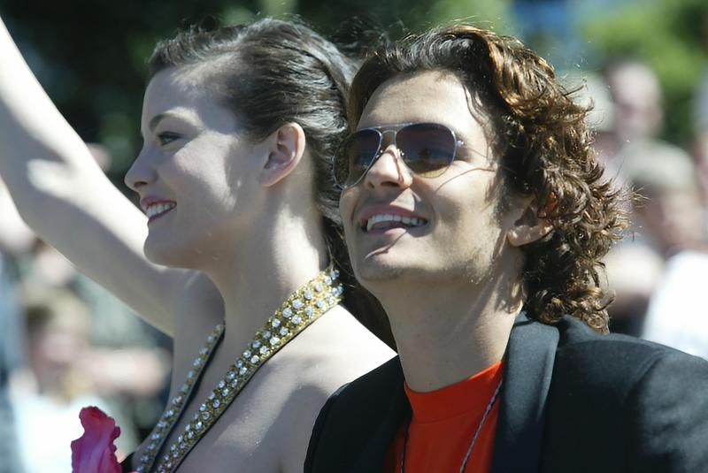 with Orlando Bloom - at The Return of the King World Premiere, Wellington, December 1st, 2003