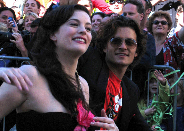 with Orlando Bloom