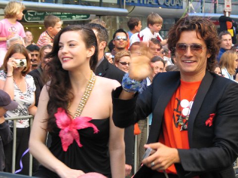 with Orlando Bloom