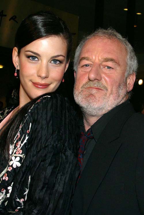 with Bernard Hill, at The Two Towers LA's Premiere, December 15th 2002