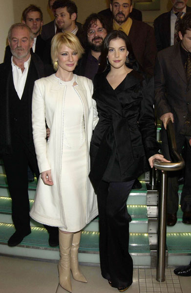 with Cate Blanchett and LOTR cast