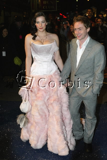 with fiance - Royston Langdon, at The Two Towers European Premiere, Paris, December 10th 2002