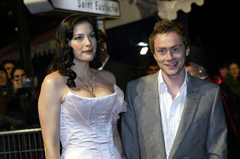 with fiance - Royston Langdon