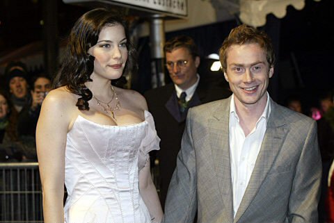 with fiance - Royston Langdon