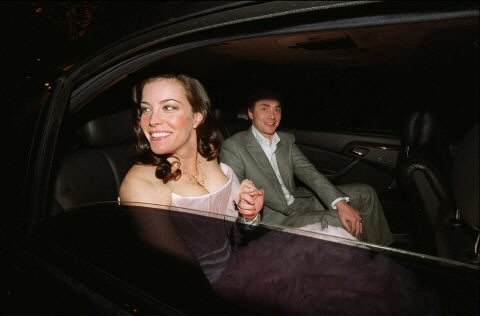 with fiance - Royston Langdon