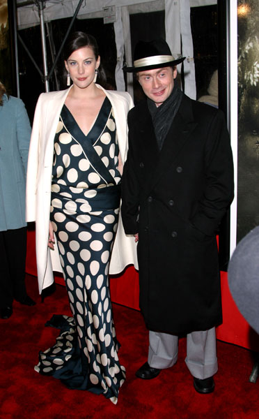 with fiance Royston Langdon - at The Two Towers Premiere, New York, December 5th 2002