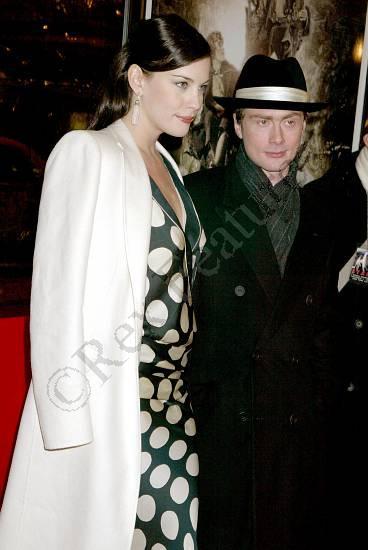 with fiance Royston Langdon - at The Two Towers Premiere, New York, December 5th 2002
