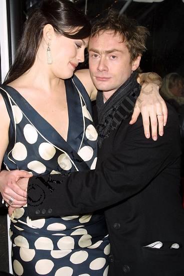 with fiance Royston Langdon - at The Two Towers Premiere, New York, December 5th 2002