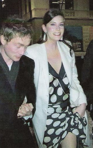 with fiance - Royston Langdon
