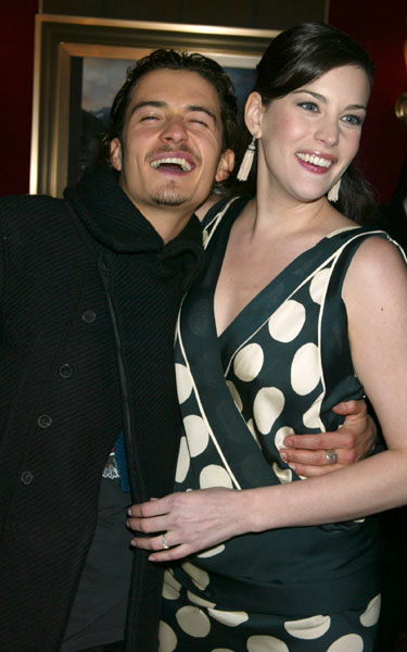 with Orlando Bloom