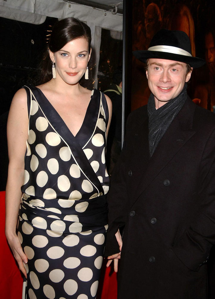with fiance - Royston Langdon
