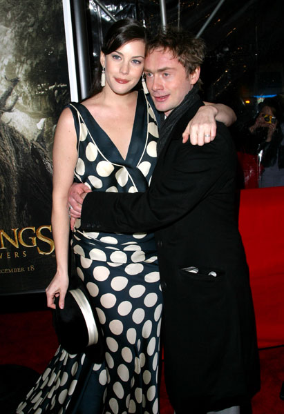 with fiance - Royston Langdon