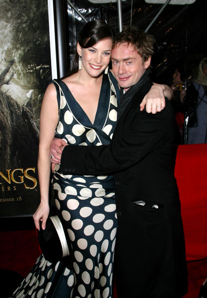 with fiance - Royston Langdon
