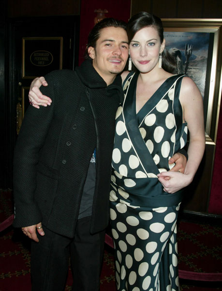 with Orlando Bloom