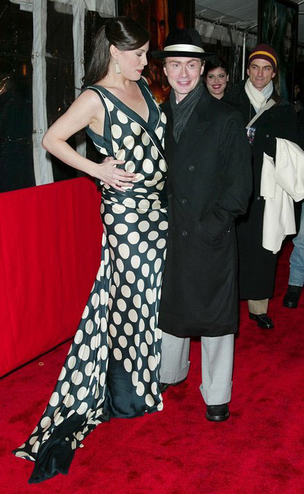with fiance - Royston Langdon