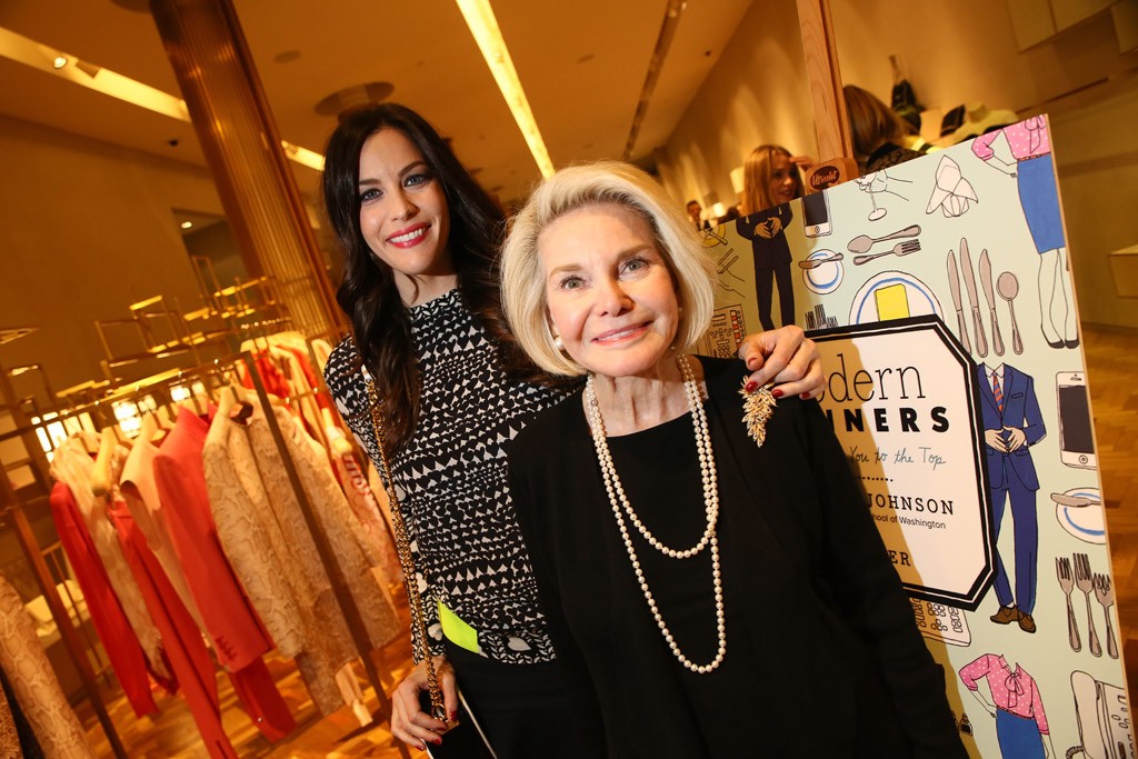 with grandmother Dorothea Johnson