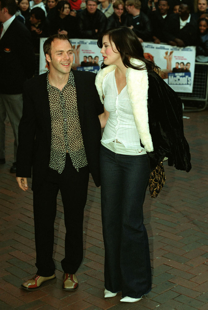 with Harald Zwart - at One Night At McCool's Premiere, London, April 2001