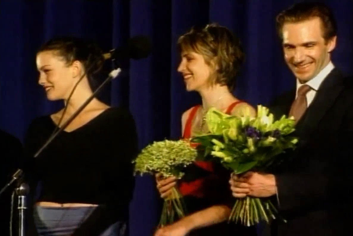 with Martha and Ralph Fiennes