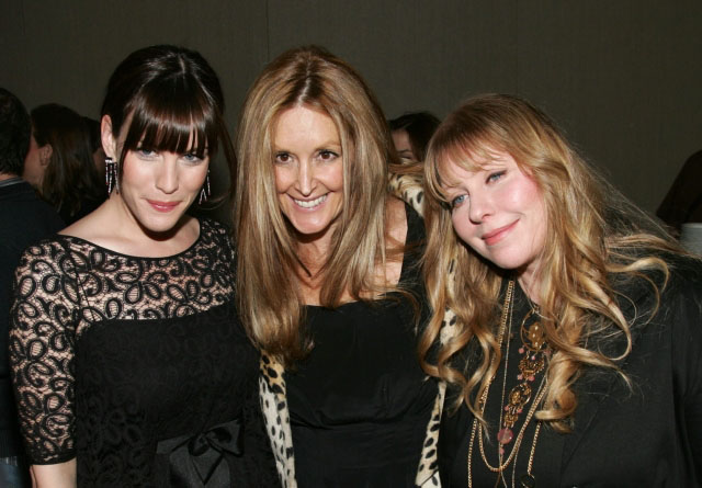 with Valerie Van Galder and mom Bebe Buell