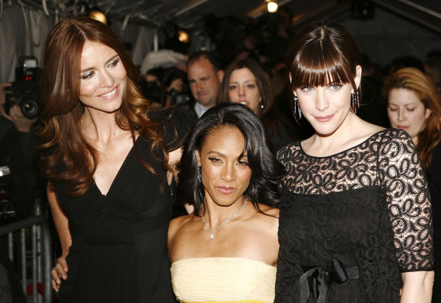 with Saffron Burrows and Jada Pinkett Smith