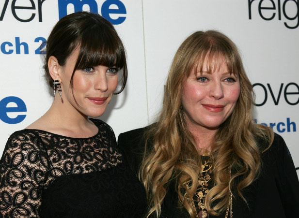 with mom - Bebe Buell