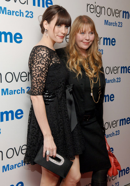 with mom - Bebe Buell