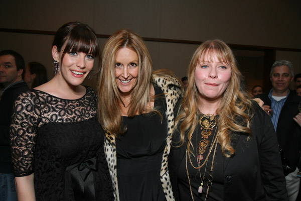 with Valerie Van Galder and mom Bebe Buell