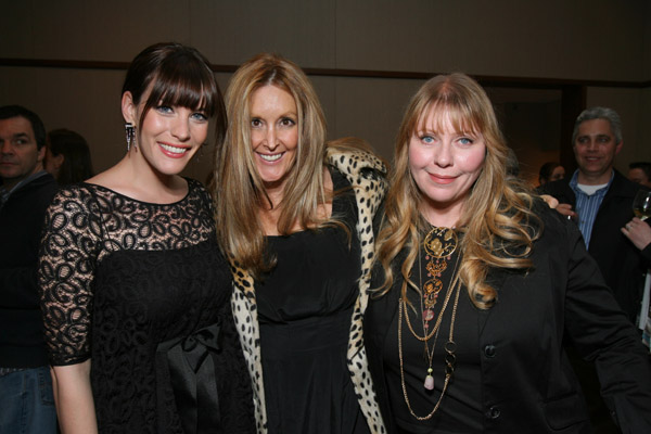 with Valerie Van Galder and mom Bebe Buell