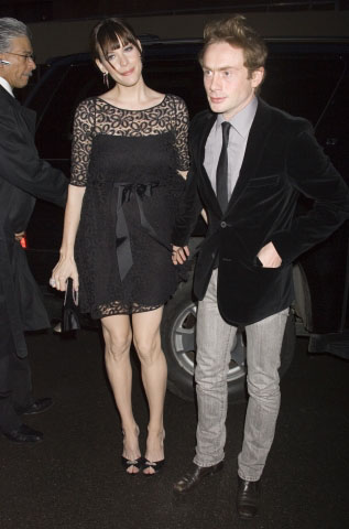 with husband - Royston Langdon