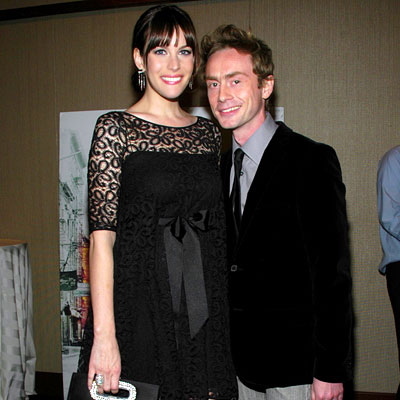 with husband - Royston Langdon