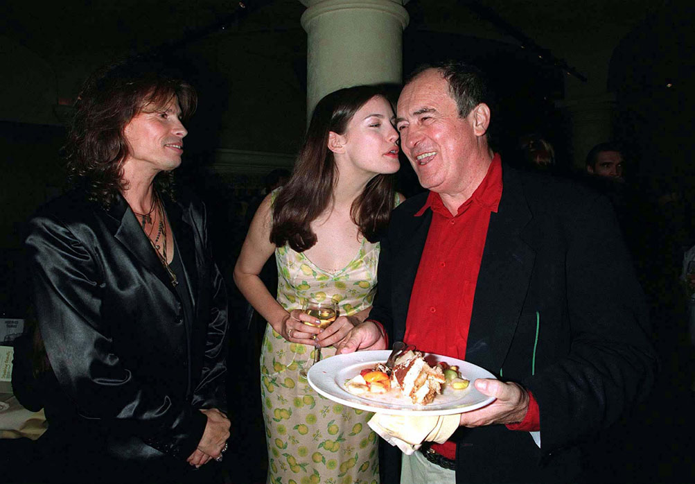 with Bernardo Bertolucci and Steven Tyler