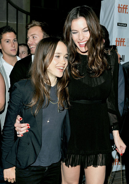 with Ellen Page