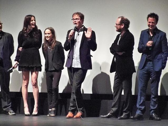 with Ellen Page, Rainn Wilson and James Gunn