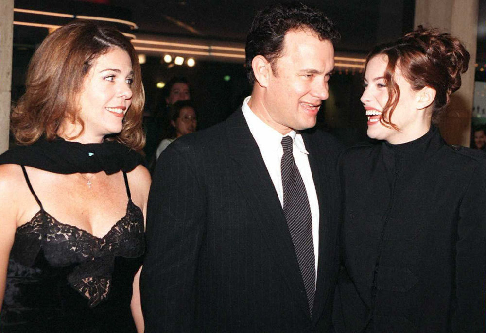 with Tom Hanks and Rita Wilson