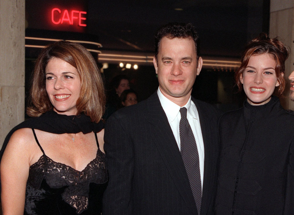 with Tom Hanks and Rita Wilson