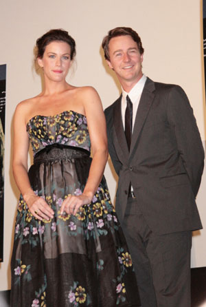 with Edward Norton