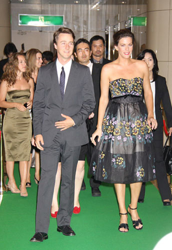 with Edward Norton