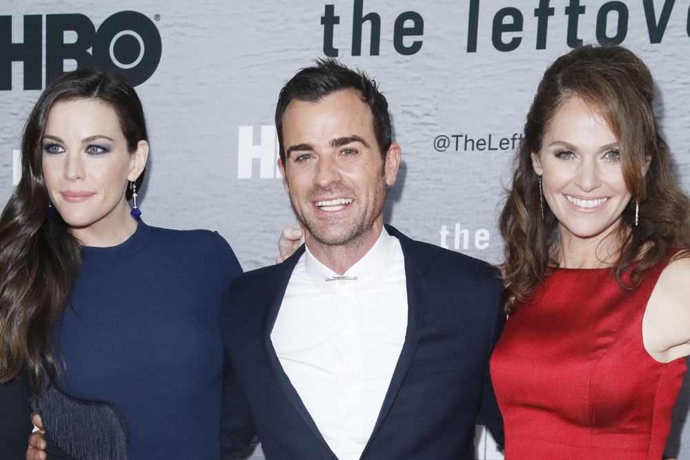 with Justin Theroux and Amy Brenneman