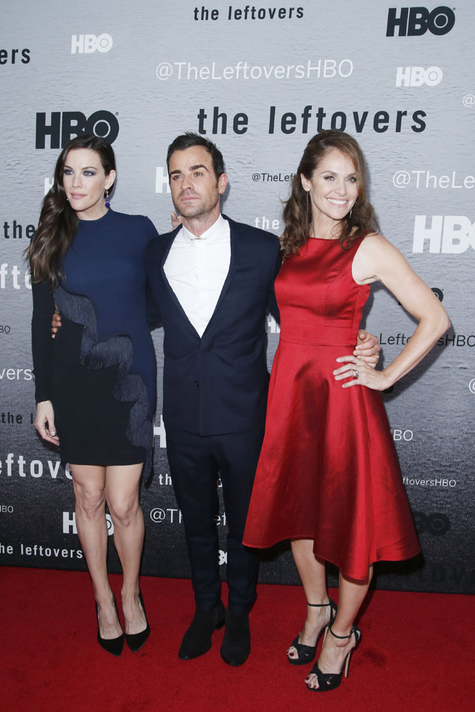 with Justin Theroux and Amy Brenneman