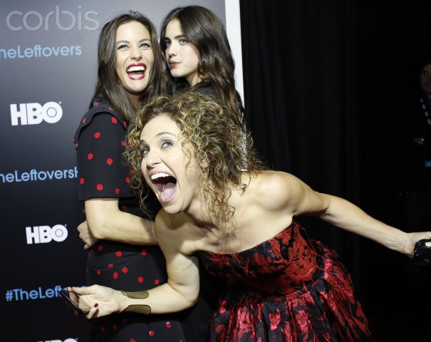 with Amy Brenneman and Margaret Qualley
