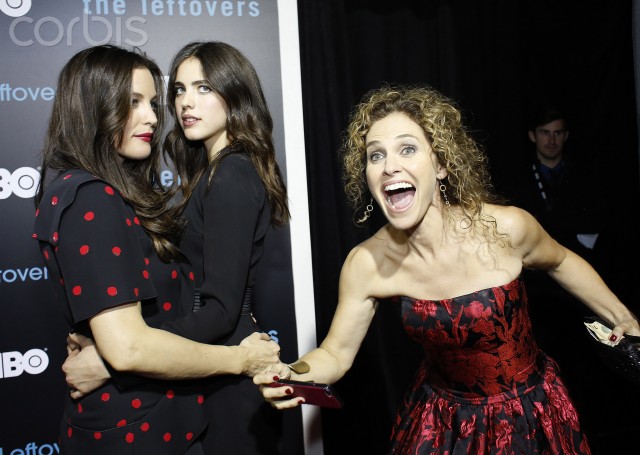 with Margaret Qualley and Amy Brenneman