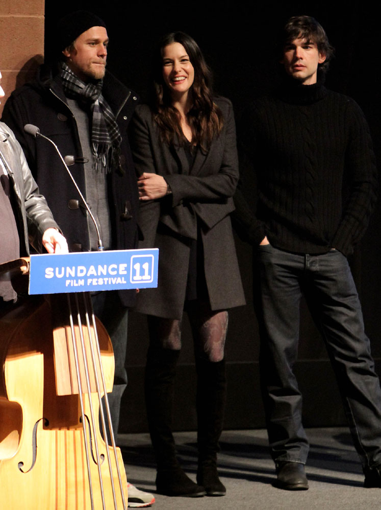 Q&A session, with Charlie Hunnam and Christopher Gorham