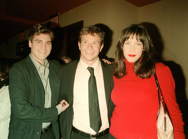 with Joaquin Phoenix and Mark Wahlberg