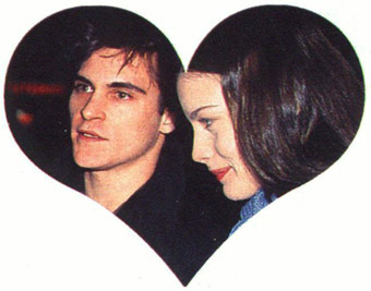 with former boyfriend - Joaquin Phoenix