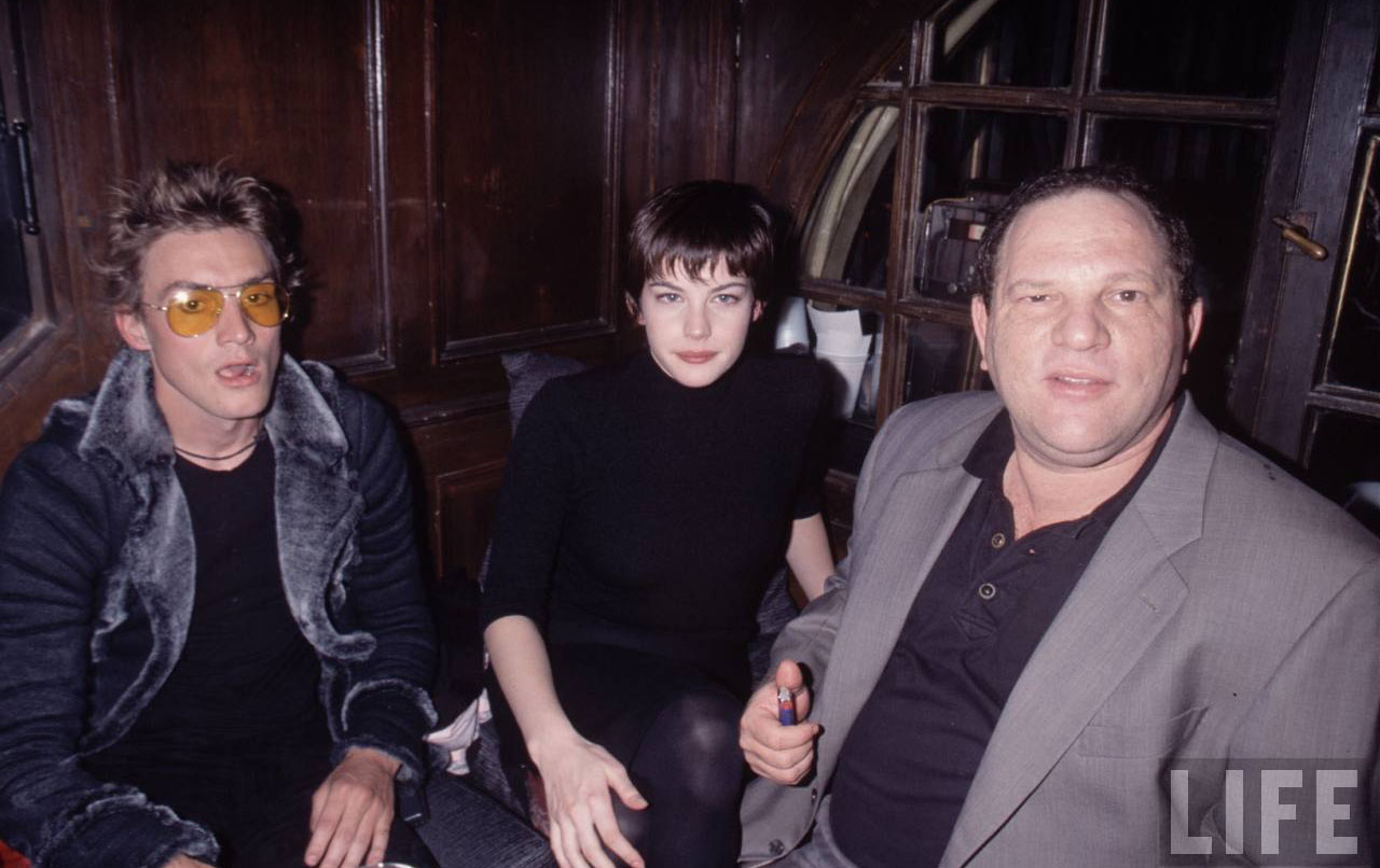 with Antony Langdon and Harvey Weinstein
