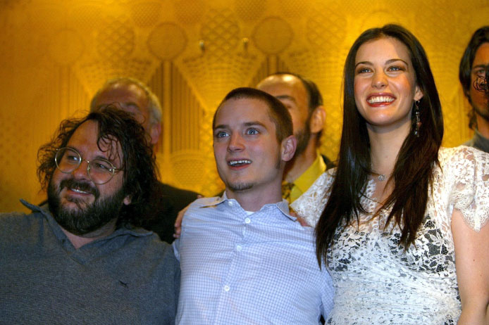 with Peter Jackson and Elijah Wood
