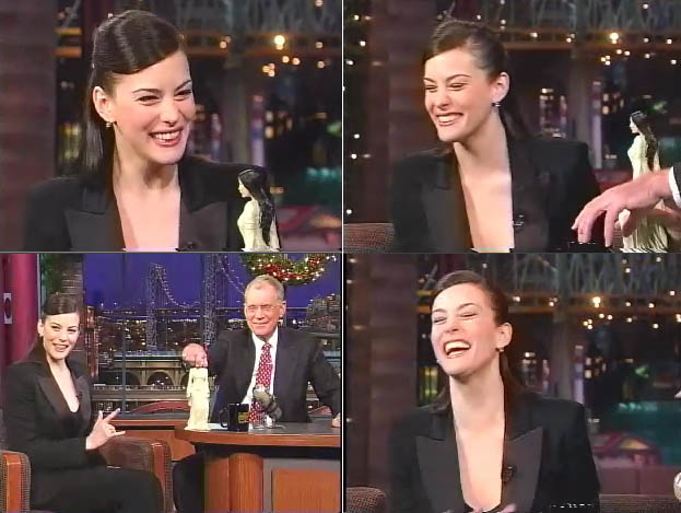 Liv on Letterman, December 15th 2003