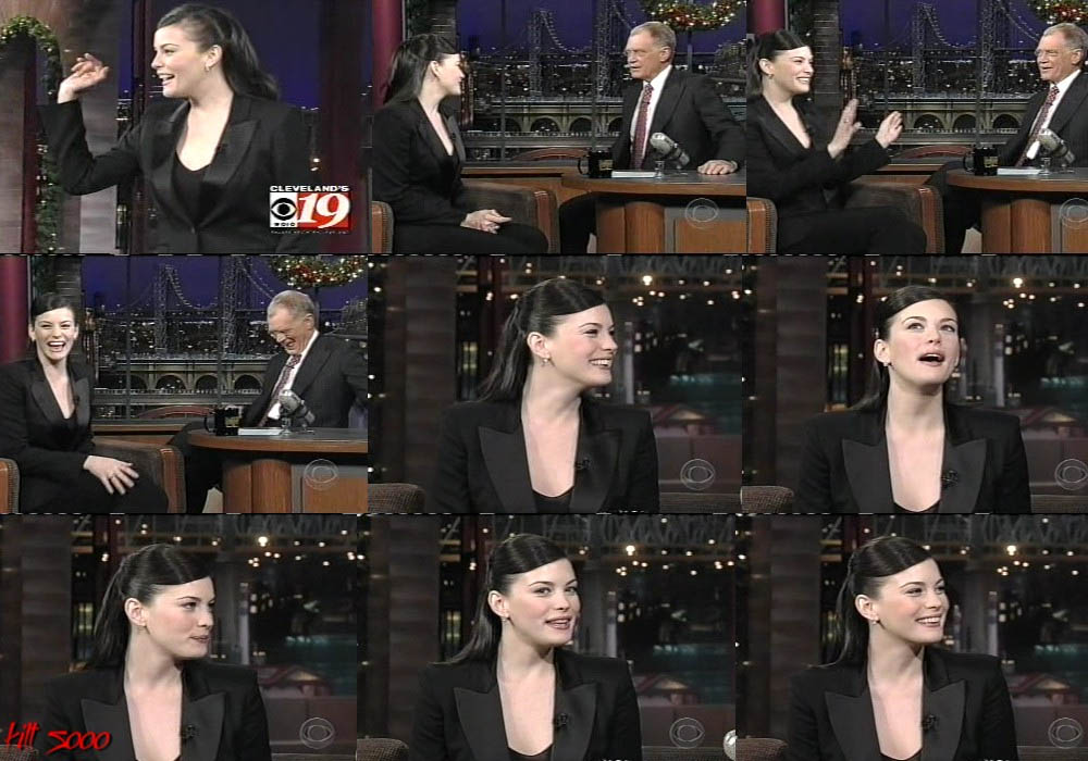 Liv on Letterman, December 15th 2003