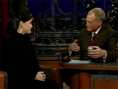 'Late Show' with David Letterman, December 20th 2002